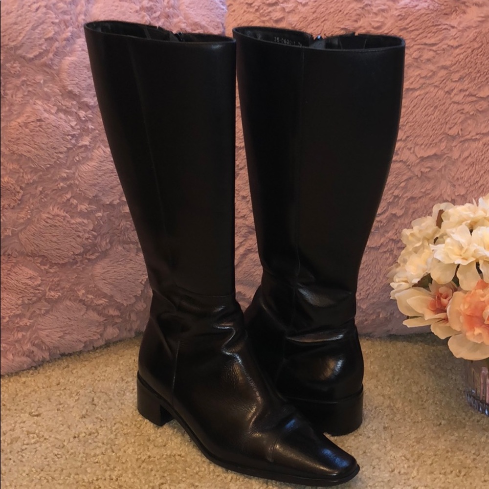 Coup d’etat studio leather riding boots